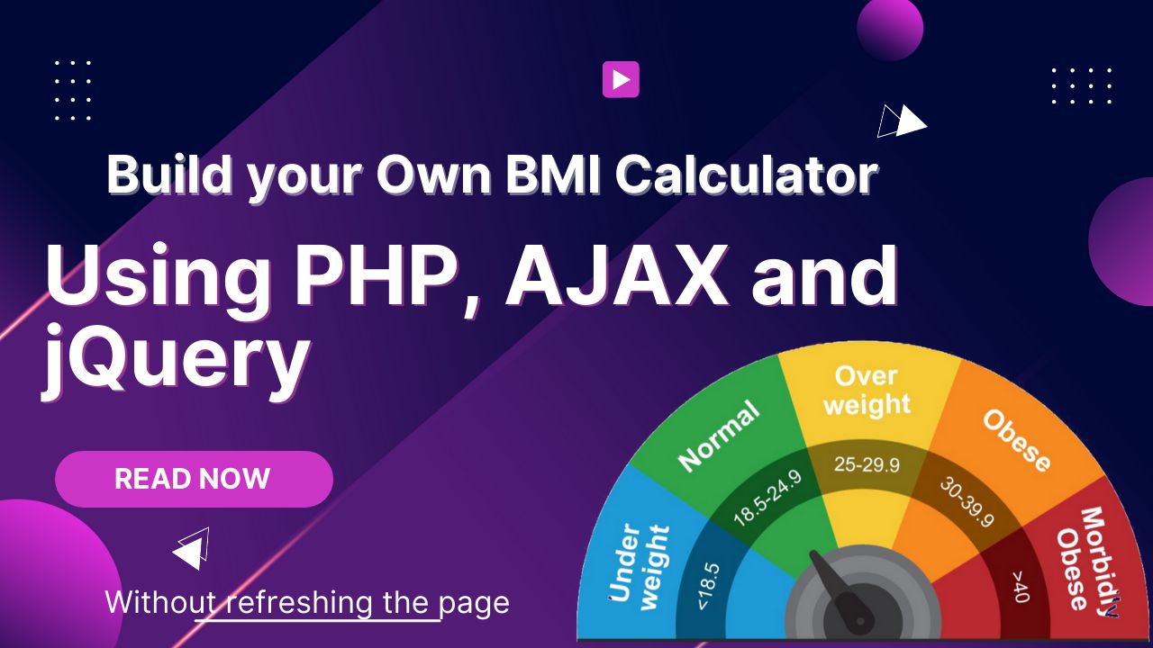 How to Build your own BMI calculator using PHP, AJAX, and jQuery? - Userparser